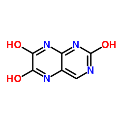 2,6,7-Pteridinetriol(6CI) Structure