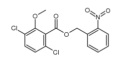 dicamba 2-nitrobenzyl ester Structure