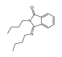 2-butyl-3-butyliminoisoindol-1-one Structure
