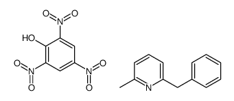 2-benzyl-6-methylpyridine,2,4,6-trinitrophenol结构式