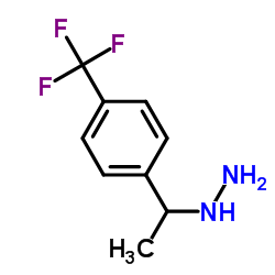 {1-[4-(Trifluoromethyl)phenyl]ethyl}hydrazine结构式