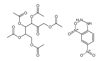 (2,4-dinitrophenyl)hydrazine,[(2R,3R,4S)-2,3,4,6-tetraacetyloxy-5-oxohexyl] acetate Structure