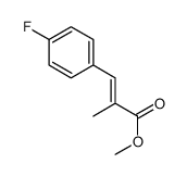 methyl 3-(4-fluorophenyl)-2-methylprop-2-enoate结构式