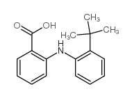 2-(2-叔丁基苯氨基)-苯甲酸结构式