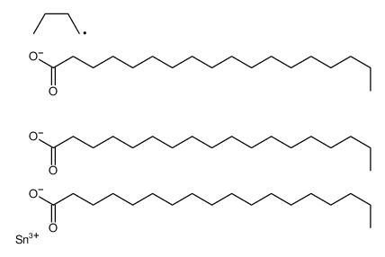 [butyl-di(octadecanoyloxy)stannyl] octadecanoate结构式