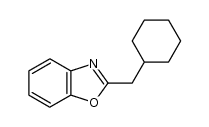 2-(cyclohexylmethyl)benzo[d]oxazole结构式