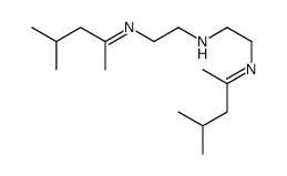 N,N'-bis(1,3-dimethylbutylidene)-2,2'-iminobis(ethylamine) Structure