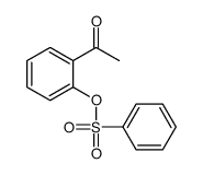 (2-acetylphenyl) benzenesulfonate结构式