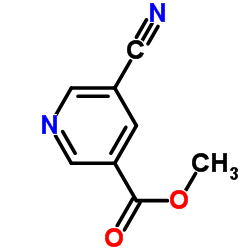 5-氰基-3-吡啶甲酸甲酯结构式