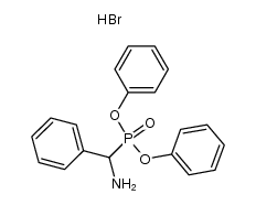 diphenyl α-aminobenzylphosphonate hydrobromide Structure