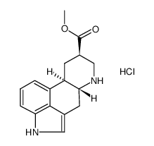 methyl ergoline-8β-carboxylate hydrochloride结构式
