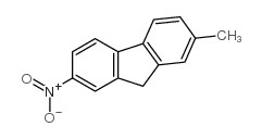 7-METHYL-2-NITROFLUORENE structure