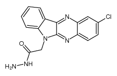 2-chloroindophenazin-6-acetic acid hydrazide结构式
