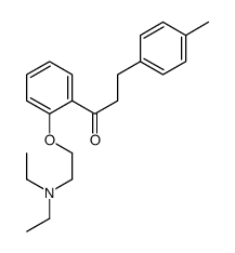 1-[2-[2-(diethylamino)ethoxy]phenyl]-3-(4-methylphenyl)propan-1-one结构式