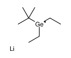 tert-butyl(diethyl)germanium,lithium结构式