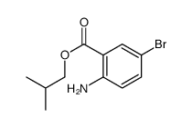 2-氨基-5-溴苯甲酸异丁酯结构式