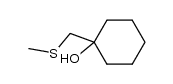 1-[(methylsulfanyl)methyl]cyclohexanol Structure