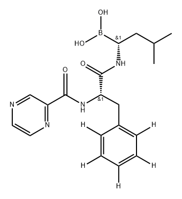 (1S,2S)-Bortezomib-d5 Structure