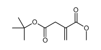 4-O-tert-butyl 1-O-methyl 2-methylidenebutanedioate结构式