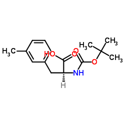 BOC-D-3-甲基苯丙氨酸结构式