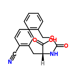 Cbz-2-Cyano-D-Phenylalanine结构式