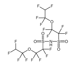 1,1,2,2-Tetrafluoro-2-(1,1,2,2-tetrafluoroethoxy)-N-{[1,1,2,2-tet rafluoro-2-(1,1,2,2-tetrafluoroethoxy)ethyl]sulfonyl}ethanesulfon amide Structure