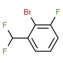 2-溴-1-(二氟甲基)-3-氟苯结构式