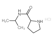 N-Isopropyl-2-pyrrolidinecarboxamide hydrochloride Structure