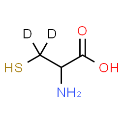 DL-Cysteine (3,3-D2) Structure