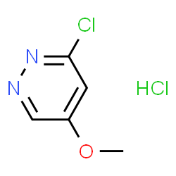 3-chloro-5-methoxypyridazine hydrochloride Structure