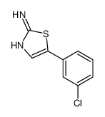5-(3-氯苯基)-2-噻唑胺结构式