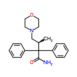 4-Morpholinebutanamide, .beta.-methyl-.alpha.,.alpha.-diphenyl-, (S)-结构式