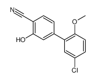 4-(5-chloro-2-methoxyphenyl)-2-hydroxybenzonitrile结构式
