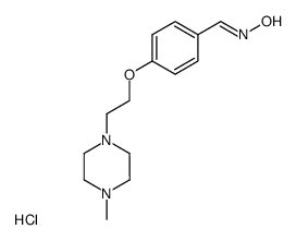 4-(2-(4-methylpiperazin-1-yl)ethoxy)benzaldehyde oxime hydrochloride结构式
