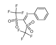 phenyliodonium bis(trifluoromethylsulfonyl)methylide结构式