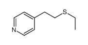 4-(2-ethylsulfanylethyl)pyridine结构式