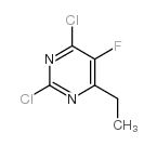 2,4-dichloro-6-ethyl-5-fluoropyrimidine Structure