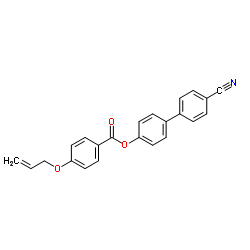 4'-Cyano-4-biphenylyl 4-(allyloxy)benzoate Structure