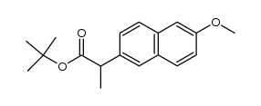 tert-butyl α-(6-methoxynaphthalen-2-yl)propionate Structure