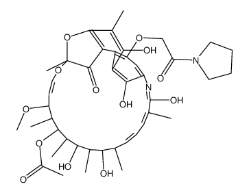 Rifamycin B pyrrolidide Structure