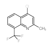 4-chloro-2-methyl-8-(trifluoromethyl)quinoline Structure