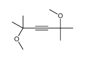 2,5-dimethoxy-2,5-dimethylhex-3-yne结构式