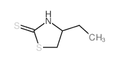 2-Thiazolidinethione,4-ethyl- Structure