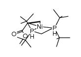 [(1,2-bis(di-tert-butylphosphino)ethane)Ni(η2-methyl acrylate)] Structure