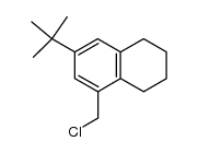7-tert-butyl-5-chloromethyl-1,2,3,4-tetrahydronaphthalene Structure