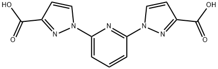 1,1'-Pyridine-2,6-diylbis(1H-pyrazole-3-carboxylic acid) Structure