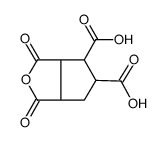 1,3-dioxo-4,5,6,6a-tetrahydro-3aH-cyclopenta[c]furan-4,5-dicarboxylic acid Structure