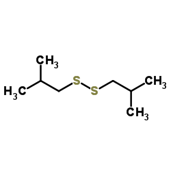 二异丁基二硫(试剂)结构式