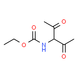 Carbamic acid,(1-acetyl-2-oxopropyl)-,ethyl ester (9CI) Structure