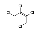 (E)-1,2,3,4-tetrachlorobut-2-ene结构式